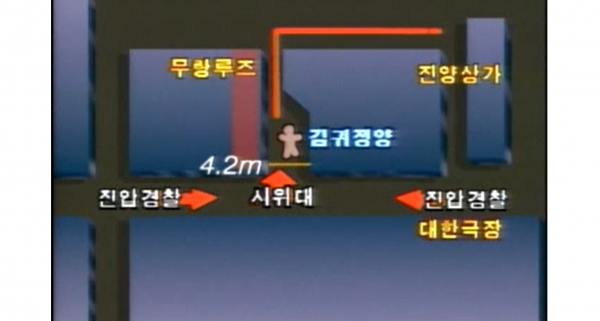 1991년 5월 25일 김귀정 열사 사고현장 / mbc "시위도중 숨진 성대 김귀정양 사인 공방" 1991-05-27