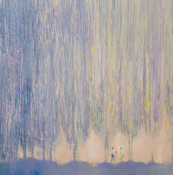with you 92.0 92.0 oil on canvas